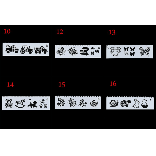 Fremstilling af stencil-scrapbogskort 1 1