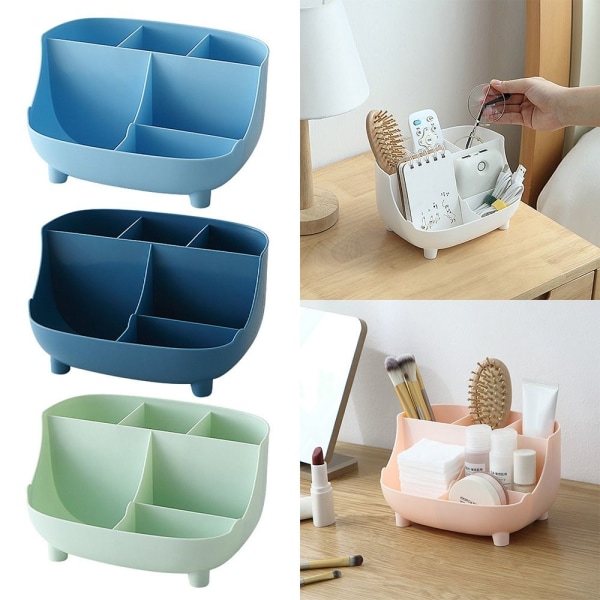 Desktop Storage Box kosmeettinen organizer VAALEENSININEN Light blue