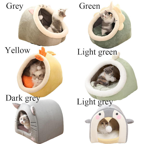 Katte Senge Hunde Varm Seng GUL-M Yellow-M