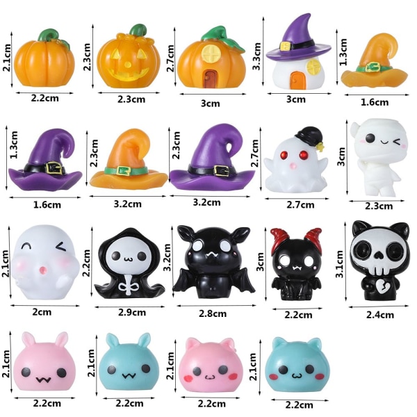1 stk Halloween-pynt Halloween-dekor 19 19
