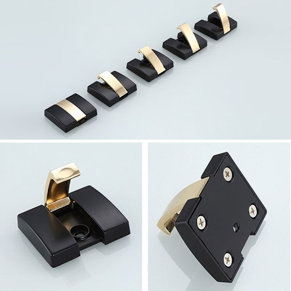 Robe Krog Dørbøjle SORT&GULD Black&Gold