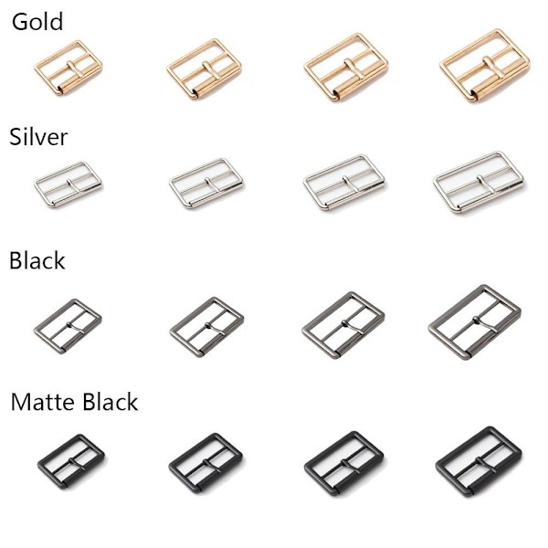 Metallspännen Justeringsspänne SVART 40MM black 40mm