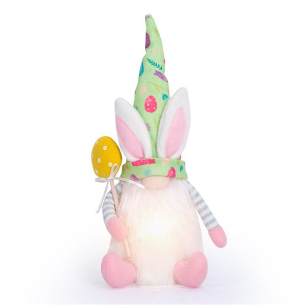 Påskprydnader Bunny Gnome ROSA pink