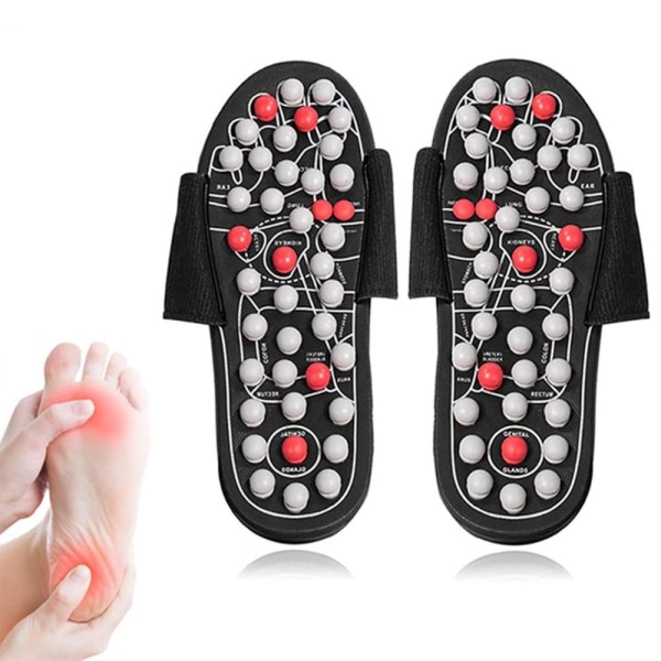 Zonterapi Sandaler Fotmassager Tofflor 40-41 EU 40-41 EU