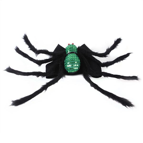 Pet Spider Kläder Halloween Black Spider L L