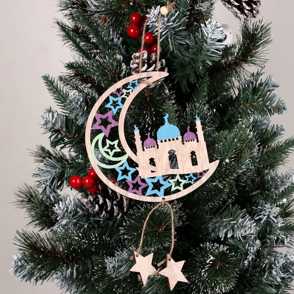 Eid hängande hänge Mubarak Ornament 1 1 1