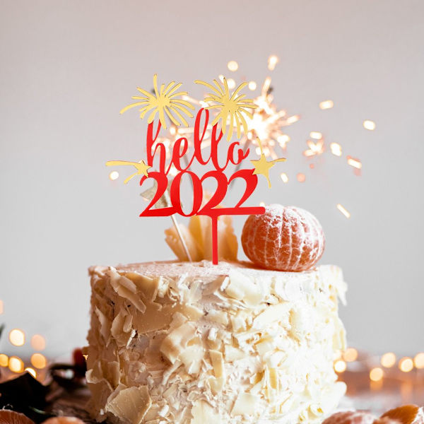 Akryylikakkupäällinen Cupcake Topper 2 2 2