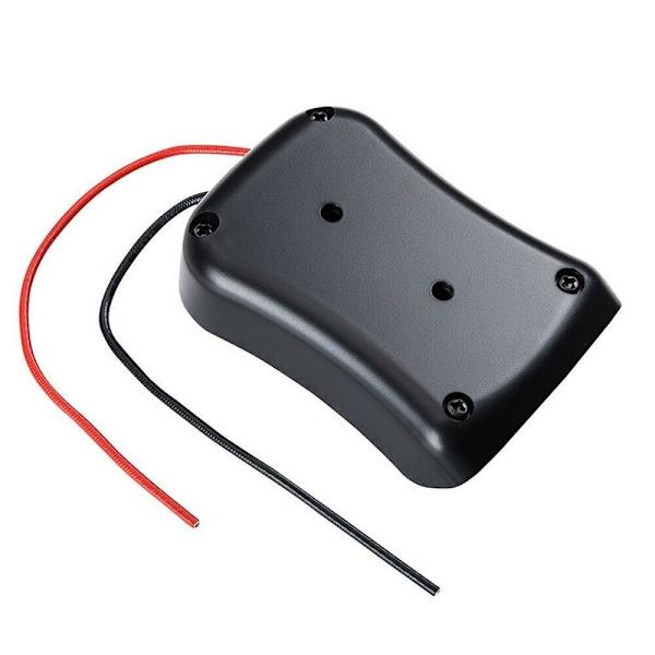 Akun liitin DIY-lähtösovitin MUSTA Black