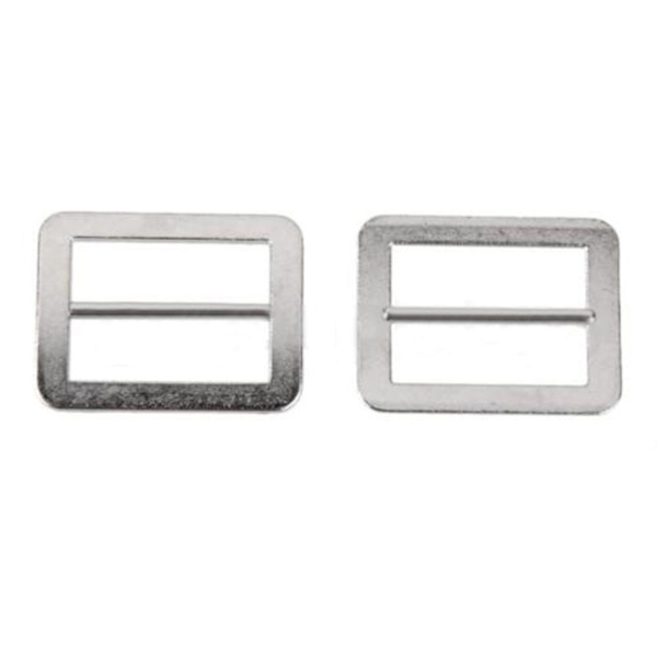 10 kpl Tri-glide Buckle Adjust Soljet Reppuhihnat MUSTA Black 3.5cm