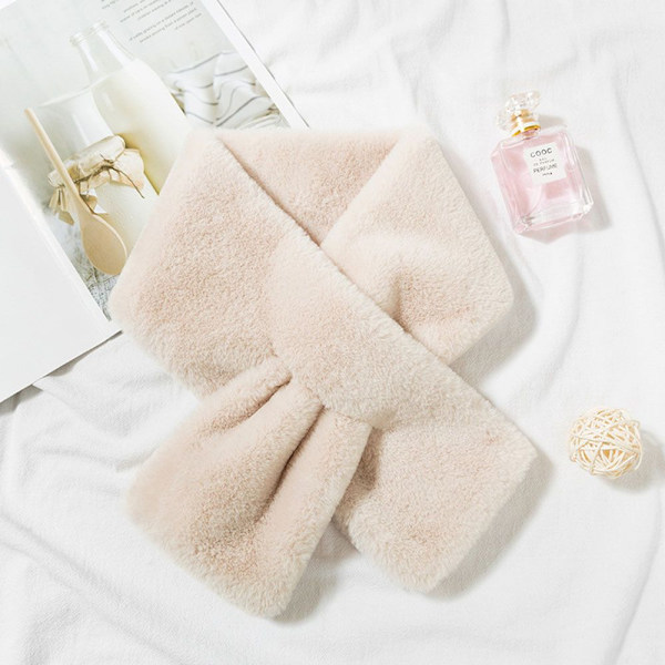Cross Scarf Halsduk Wrap BEIGE Beige
