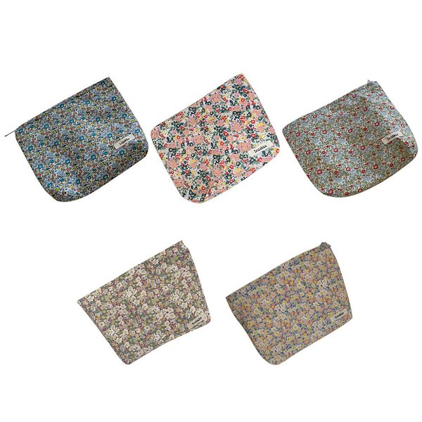 Blomster kosmetiktaske Makeup-pose 2 2 2