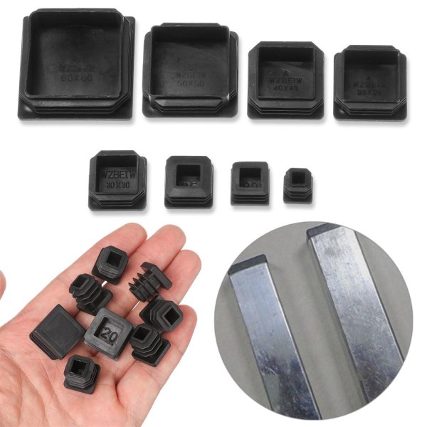 10 stk/sæt Blanking End Caps Møbel Fødder Caps Protector