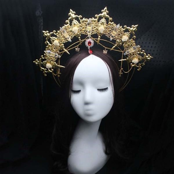 DIY Crown Material Kit Gothic Lolita Tiara 01 01 01