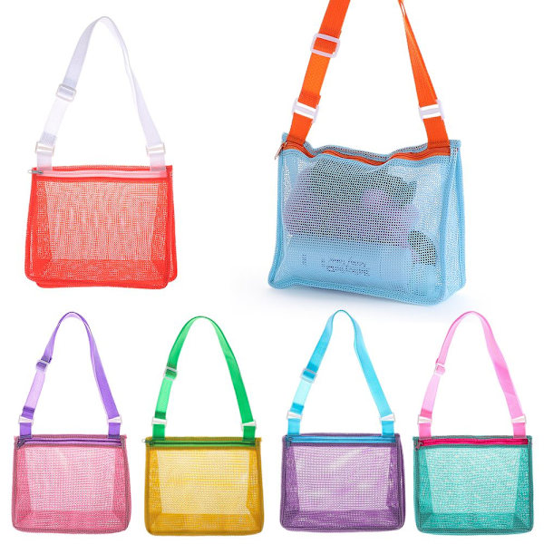 Beach Toy Mesh Bag Shell Keräilykassi VILLA purple