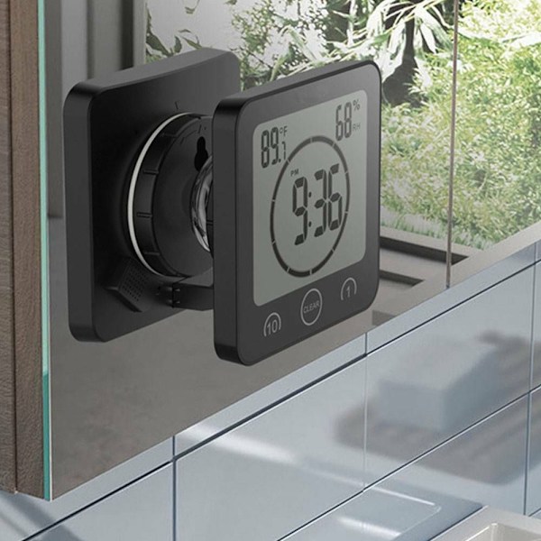 Digitalt bruseur Ur Timer SORT Black