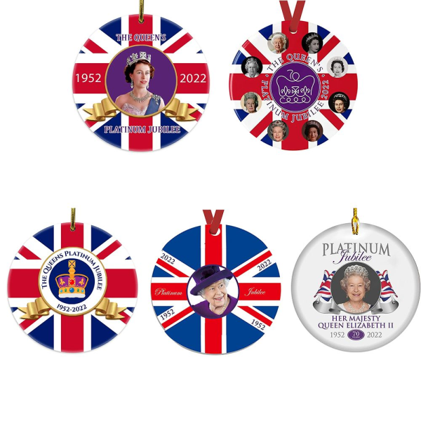 Drottning Elizabeth II Ornament Juldekoration A A