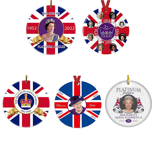 Drottning Elizabeth II Ornament Juldekoration C C