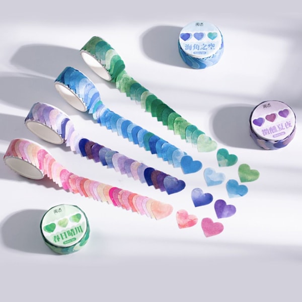 100 kpl/Roll Washi Tape Peiteteippi 07 07 07