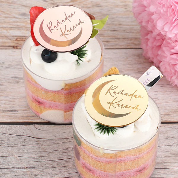 10st Cakecup Toppers Tårtdekoration GULD STYLE 2 STYLE 2 gold style 2-style 2