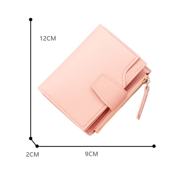 Kort lommebok ROSA pink