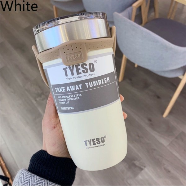 710ml Thermos Cup Vacuum Cups VALKOINEN white