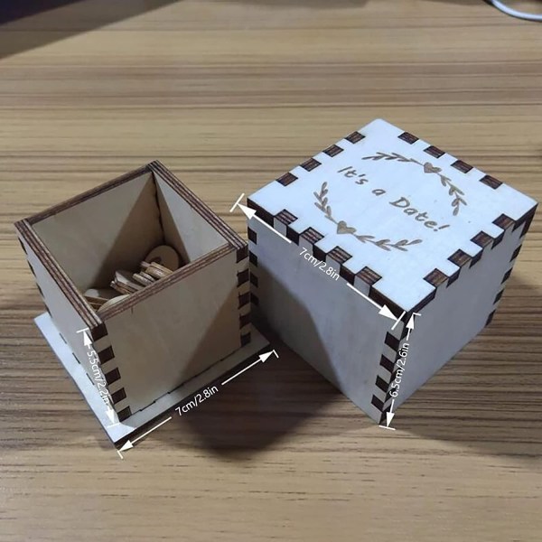 Token & Box Set Puiset ystävänpäiväkoristeet 3 3