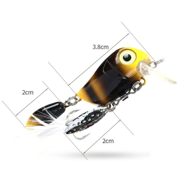 Fiskedrag Roterande Spinnersked 1 1 1