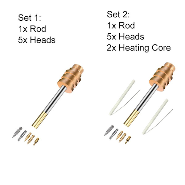 30 W 5 in 1 USB -juottimen kärjet Vaihtopää SET 1 SET 1 Set 1