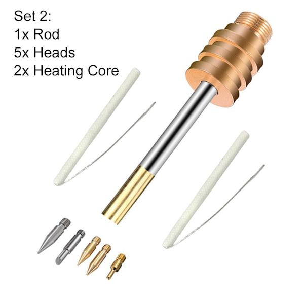 30W 5 in 1 USB juotinkärjet vaihtopää SET 2 SET 2 Set 2