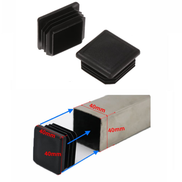 10 stk/sæt Blanking End Caps Møbel Fødder Caps Protector