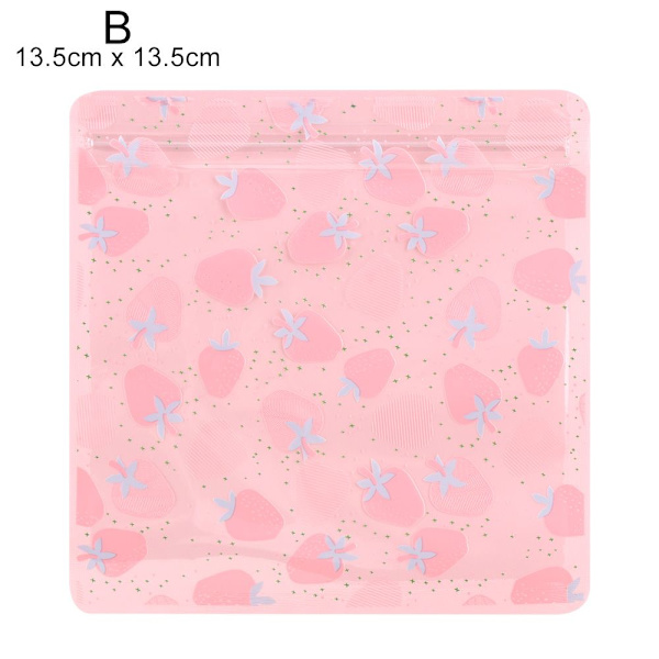 10 stk/pose Ziplock Bag forseglet pose 13,5 cm X 13,5 MB B 13.5cm x 13.5mB