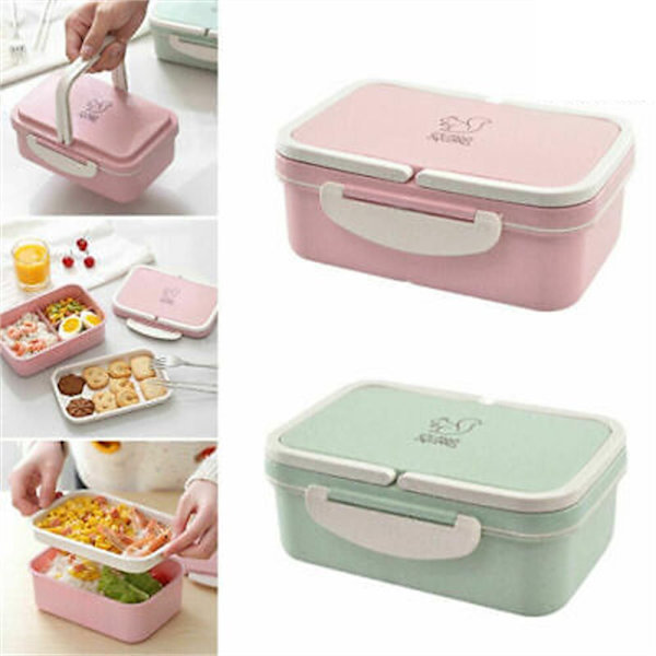 Bento Oppbevaringsboks Matbeholder GRØNN Green
