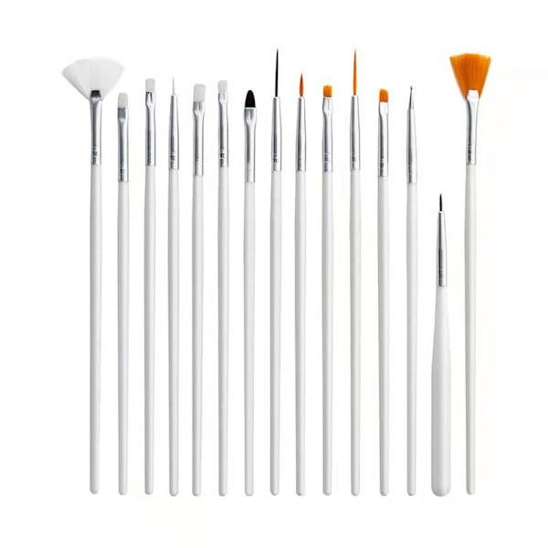 15 kpl / set Keraaminen harja savityökalu VALKOINEN white