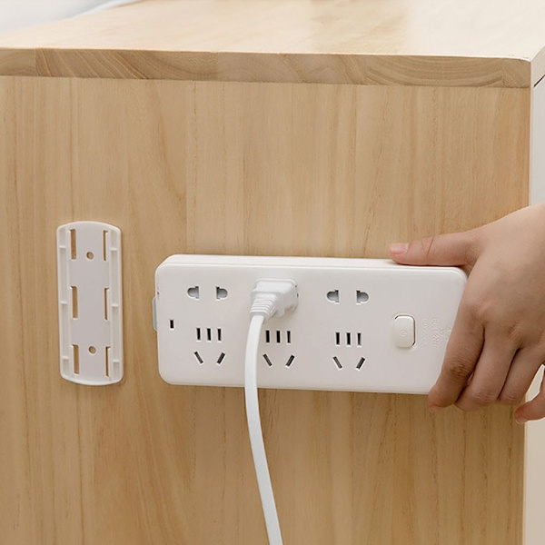Plugghållare Väggmonterad Förvaringsmärkning Fri plugg