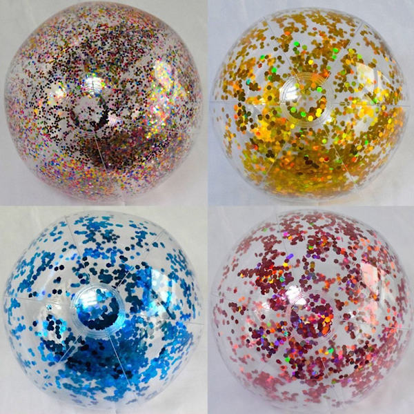 40cm uppblåsbar badboll Vattenbollar BLÅ blue