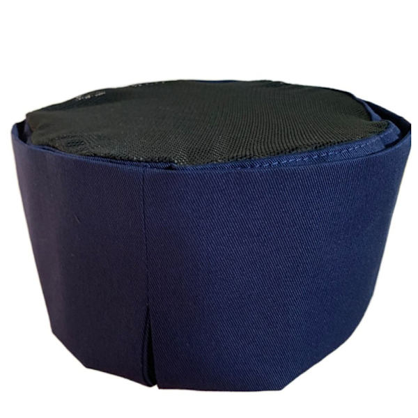 Mesh Top Skull Cap Catering Chef Hatt MARINBLÅ 1 1 Navy Blue 1-1