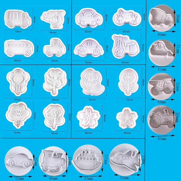 Plastkjeksform Cookie Cutter TRANSPORT A
