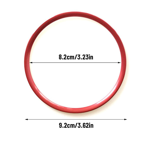 2 stk. Automobilratets dekorative ring LILLA purple