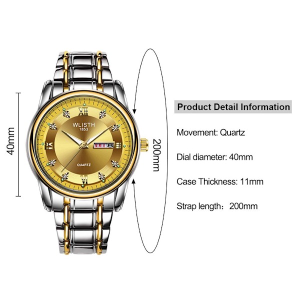 Kvinder ser Quartz armbåndsur 5 5