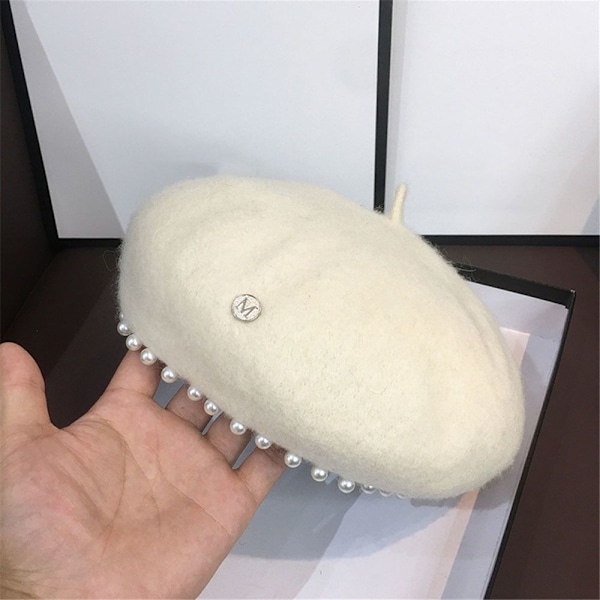 Ull Basker Beanie Hat BEIGE beige