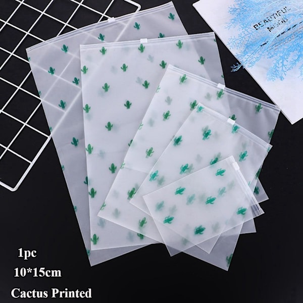1/5 stk bærbar rejsetaske Make-up opbevaring 1pc 10x15cmCactus