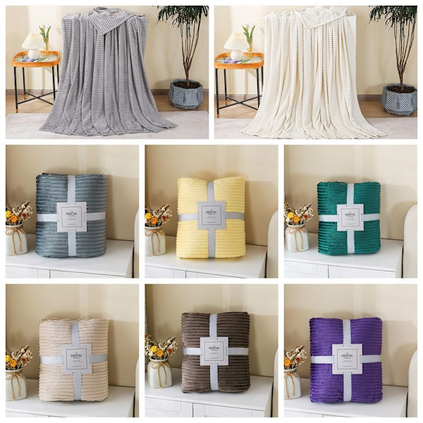 100*70cm Peittoheitto KHAKI KHAKI Khaki