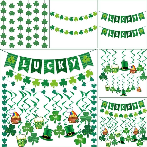 S:t Patricks Day Party Dekoration 1 20ST 1 20ST 1   20Pcs