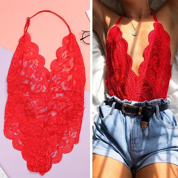 Body Catsuit RED M red M