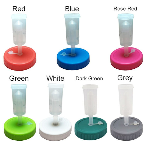 86 mm Airlock Fermentation Lock med envägs avgasventil RÖD red for 86mm-for 86mm