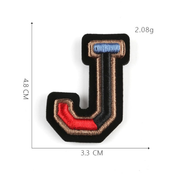 Alfabet Patch Bogstaver Patches J J J