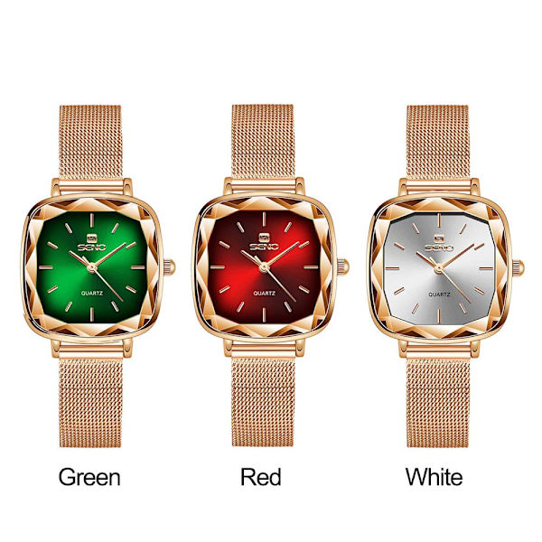 Naisten watch Quartz WristWatch RED red