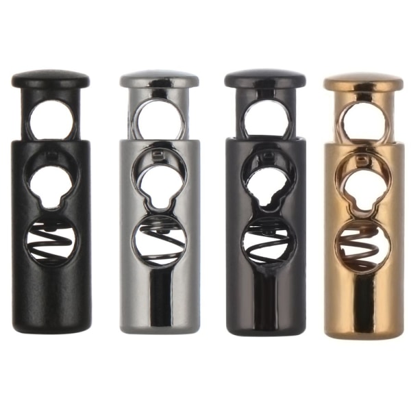 10 stk dobbelthulspropper DIY metalklemme stopperledning 2