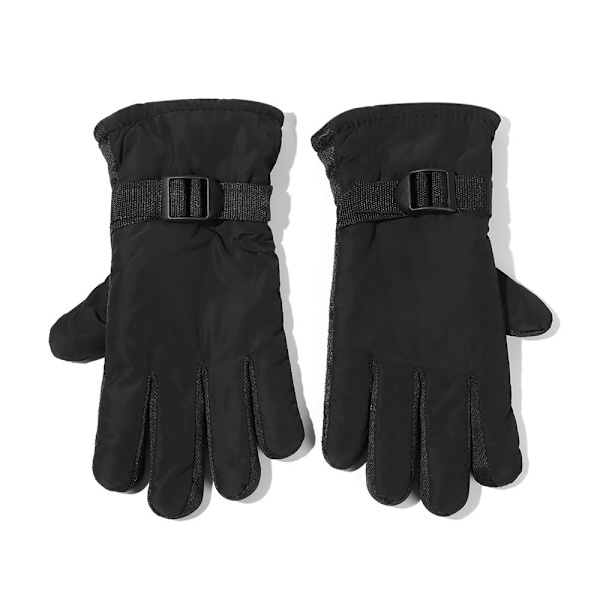 Skidhandskar Långärmad vante SVART Vuxen Black Adult