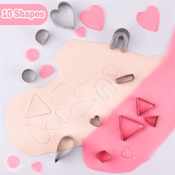 Polymer Clay Cutters Sett Øredobbformer 27STK 27STK 27pcs